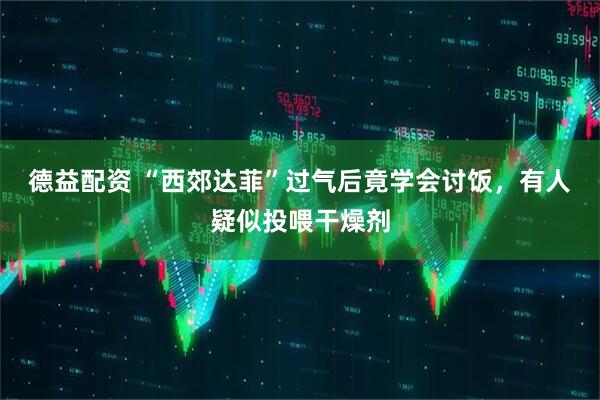 德益配资 “西郊达菲”过气后竟学会讨饭，有人疑似投喂干燥剂