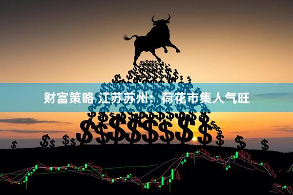 财富策略 江苏苏州：荷花市集人气旺